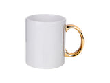 11oz Plated Ceramic Mug Handle